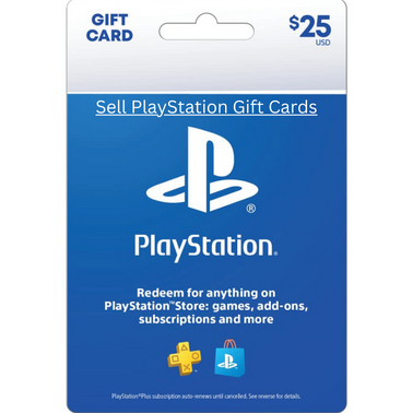 Sell PlayStation Gift Cards